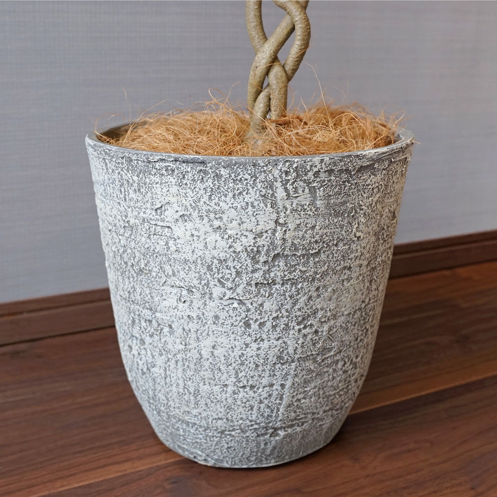 ツイストパキラ フェイクグリーン [78] 高さ103cm 観葉植物 エコ