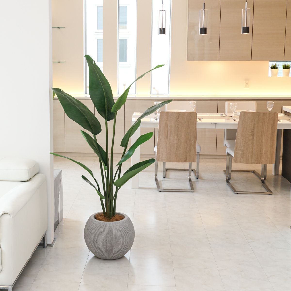 造花　観葉植物　特大　オーガスタ　ニコアンドのフェイクグリーン5品 オーガスタ フェイクグリーン [100] BA 高さ150cm 観葉植物 開店祝い