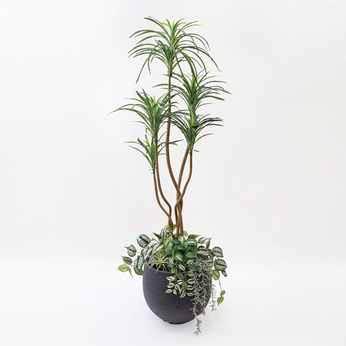 寄せ植え ユッカ フェイクグリーン [P-14F] BA 高さ160cm 観葉植物