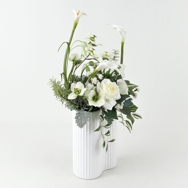 ホワイトローズ アレンジメント [24WH/GR02]