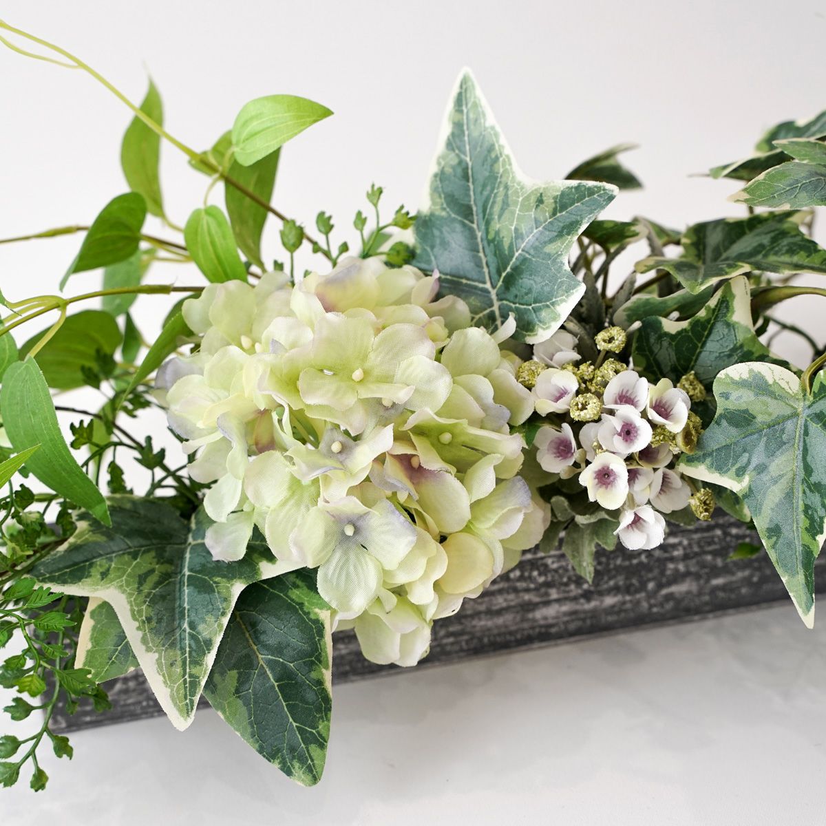 プーさん フェイクグリーン ハンドメイド フェイクグリーン 3WAYアレンジ [102E] BA 観葉植物 壁掛け