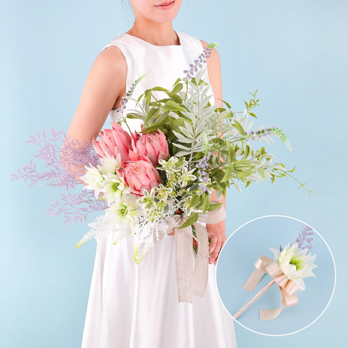 造花ウエディングブーケで叶える「私らしい結婚式」 | パレフローラ