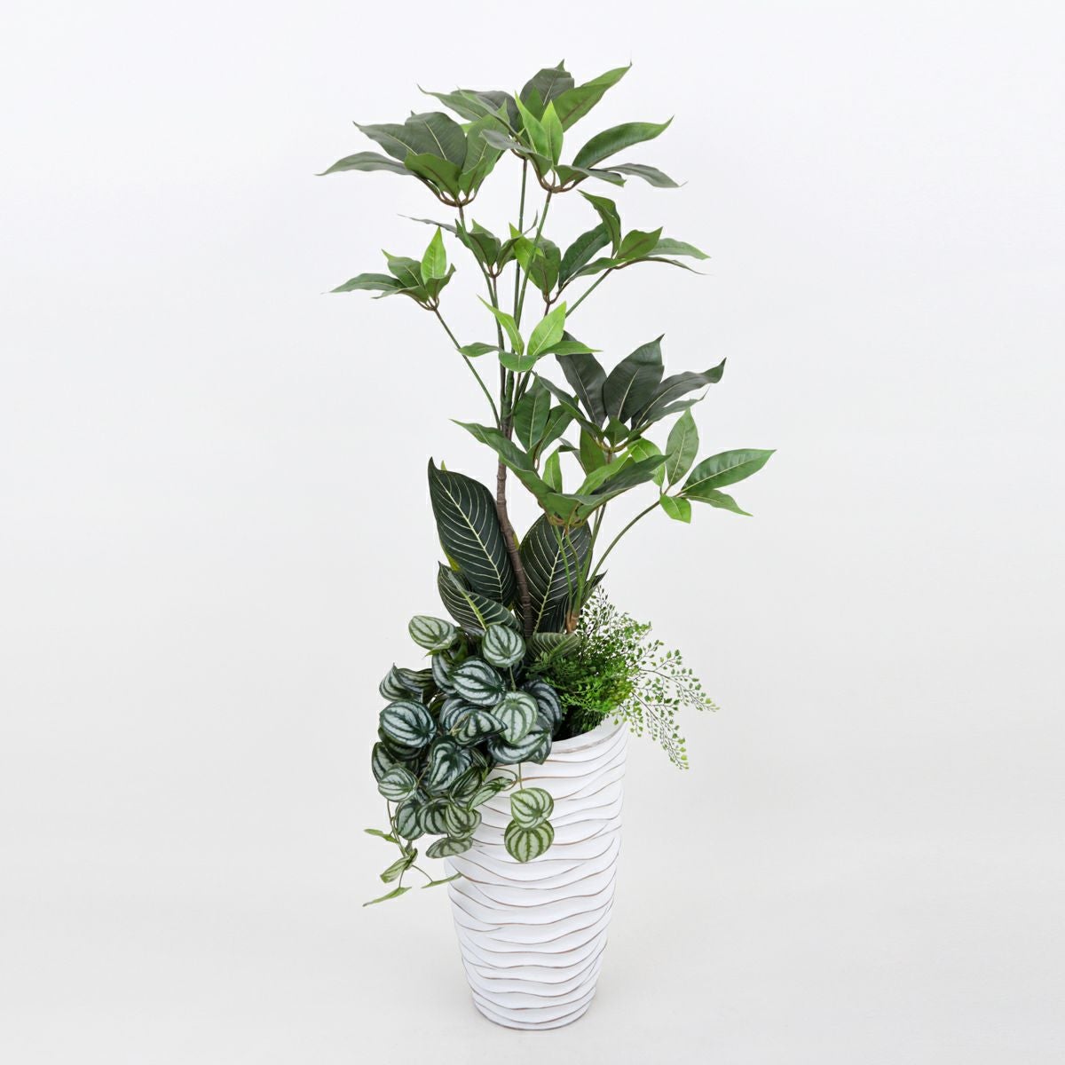 寄せ植え ツピタンサス フェイクグリーン [P-20] BA 高さ135cm 観葉