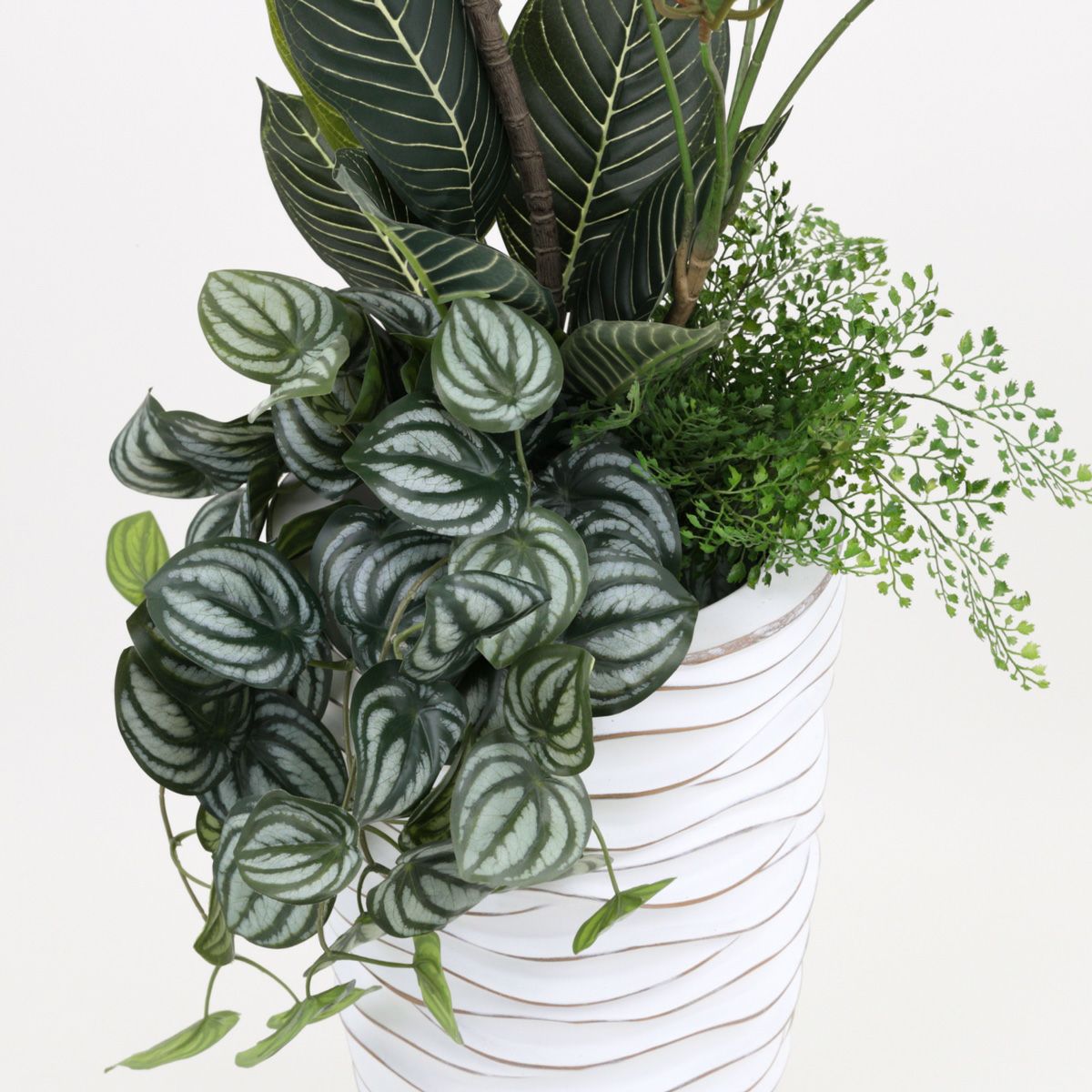 寄せ植え ツピタンサス フェイクグリーン [P-20] BA 高さ135cm 観葉