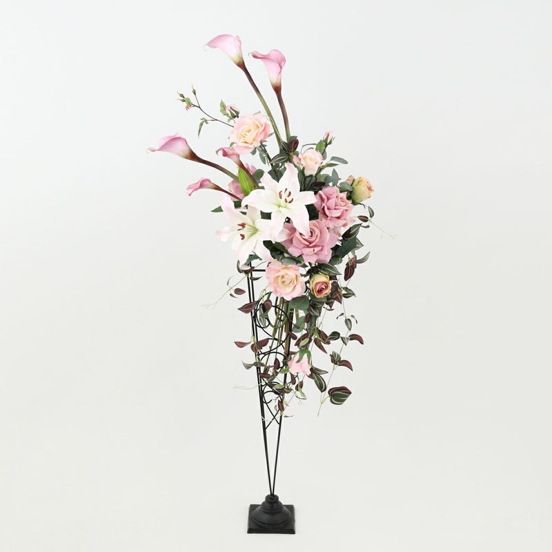 カサブランカリリー ピンクローズ アレンジメント [25PK01]