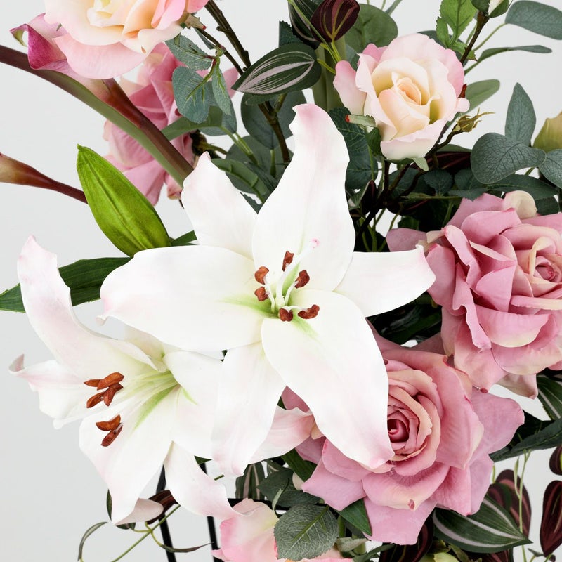 カサブランカリリー ピンクローズ アレンジメント [25PK01]