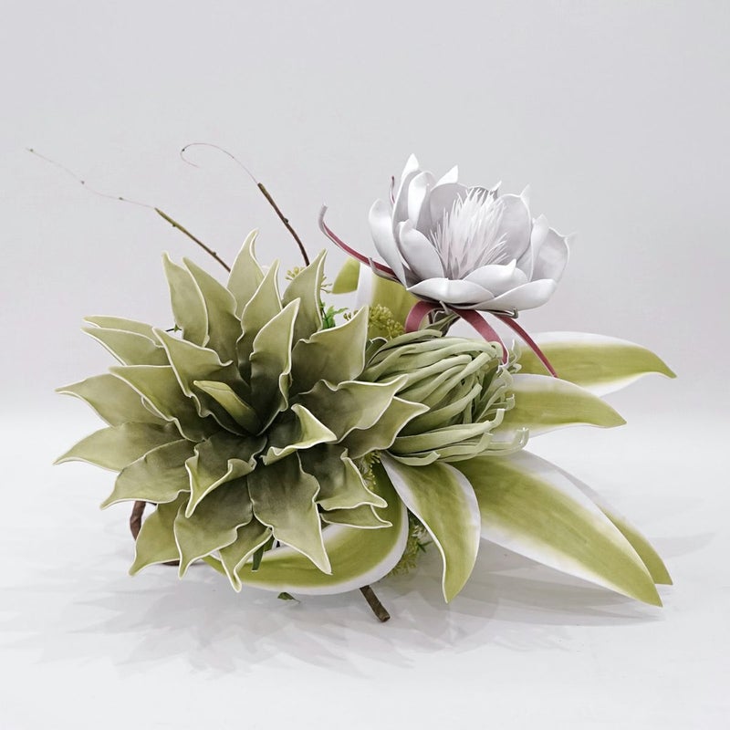 セピアフラワー グリーンフラワー アレンジメント [50]