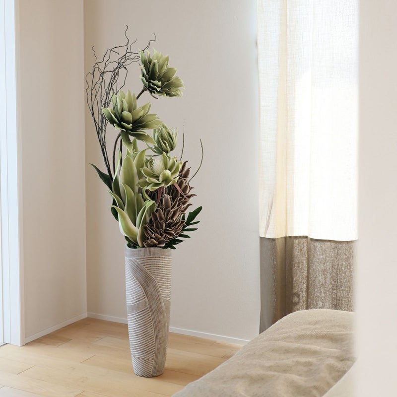 セピアフラワー グリーンフラワー アレンジメント [53]