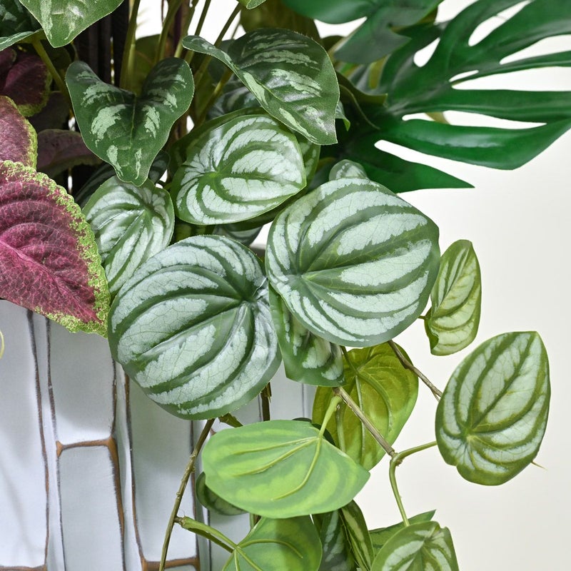 アロアカシア フェイクグリーン 寄せ植えアレンジ [P-23]