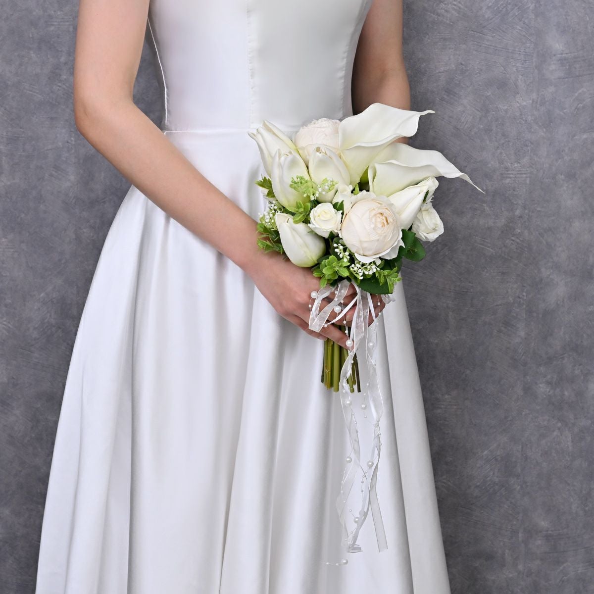 ウエディングブーケ＆ブートニアSET[WEB515]