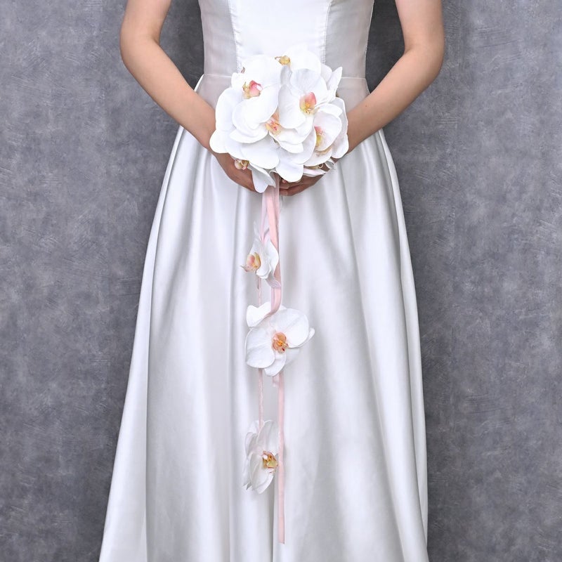 ウエディングブーケ＆ブートニアSET[WEB517]