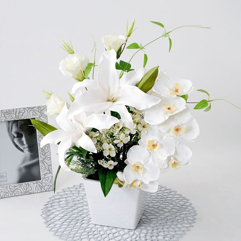 《オンライン限定》お供え カサブランカリリーアレンジ[WEB348B]