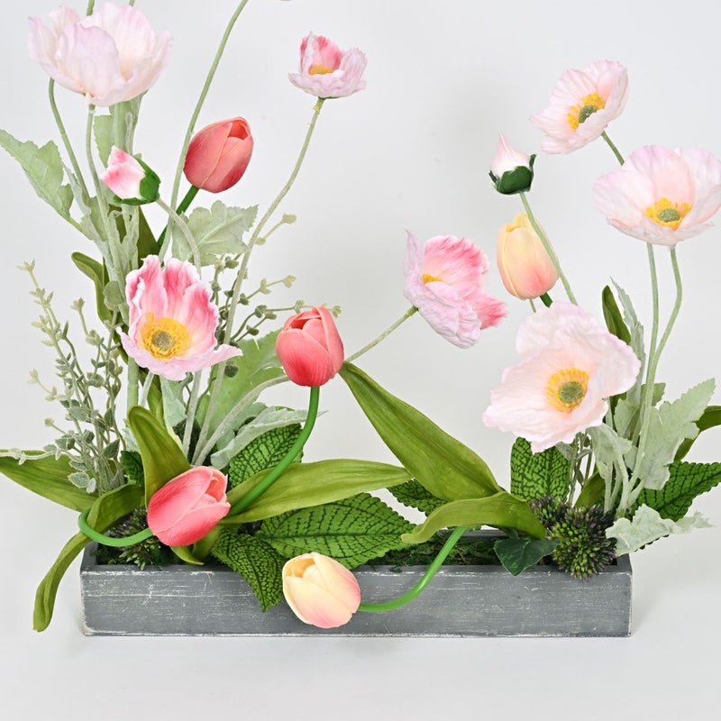 ポピー チューリップ アレンジメント [WEB592]