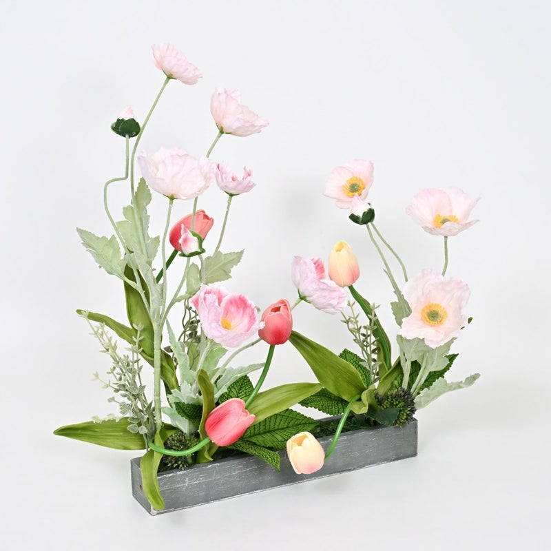 ポピー チューリップ アレンジメント [WEB592]