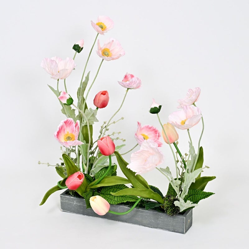 ポピー チューリップ アレンジメント [WEB592]