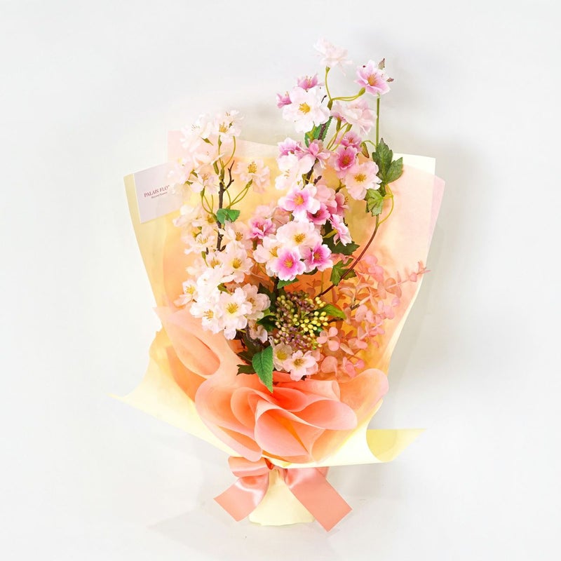 《オンライン限定》 1月のブーケ 春の息吹感じる桜 [WEB599] 