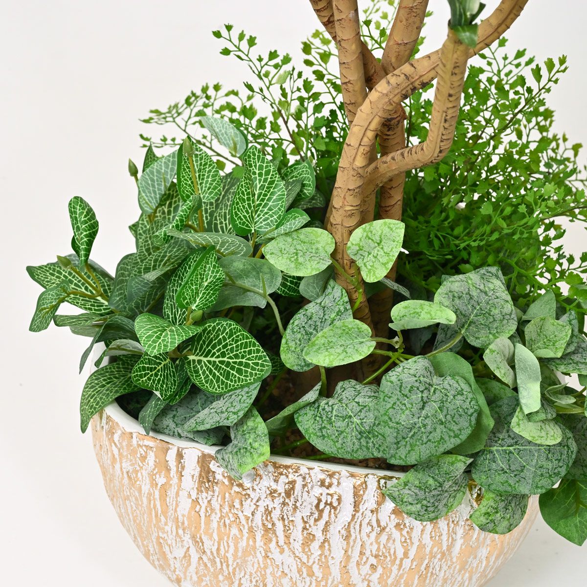 寄せ植え ユッカ フェイクグリーン [107G] BA 高さ120cm 観葉植物 開店
