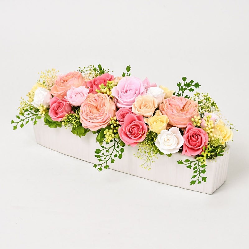 高級感あふれるエレガントローズ プリザーブドフラワー [375]