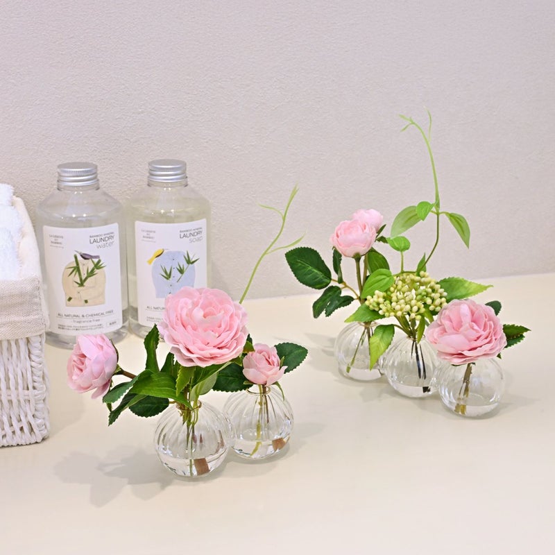 ピンクローズ マジックウォーター アレンジメント [06]