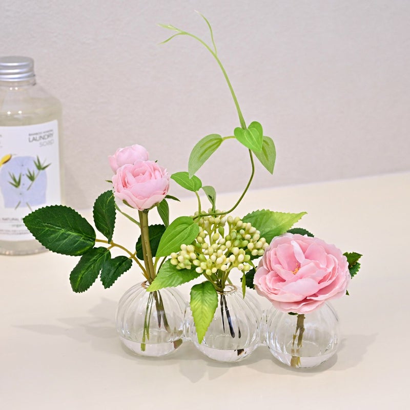 ピンクローズ マジックウォーター アレンジメント [07]