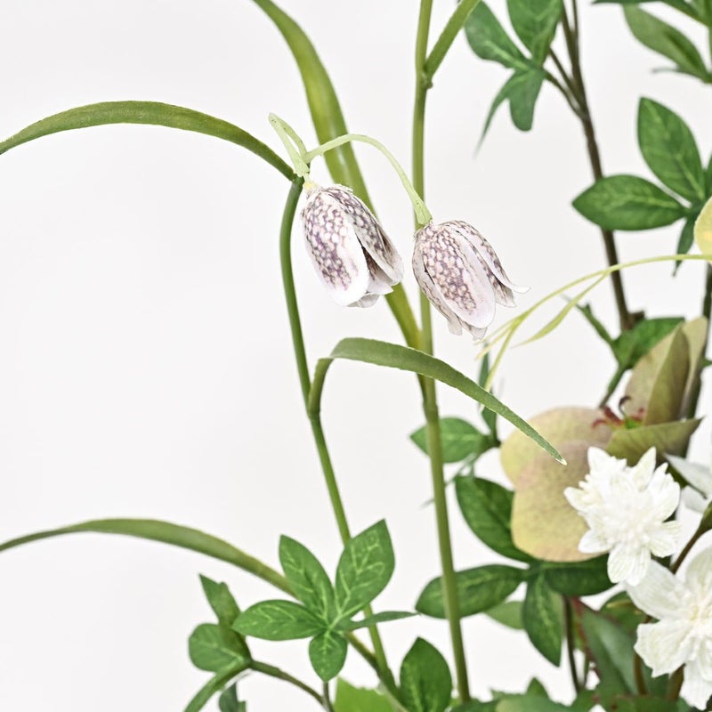 寄せ植え クリスマスローズ フェイクグリーン [147]