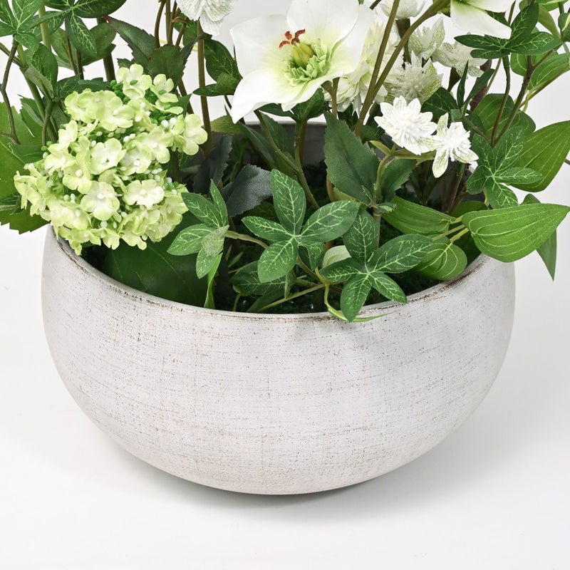 寄せ植え クリスマスローズ フェイクグリーン [147]