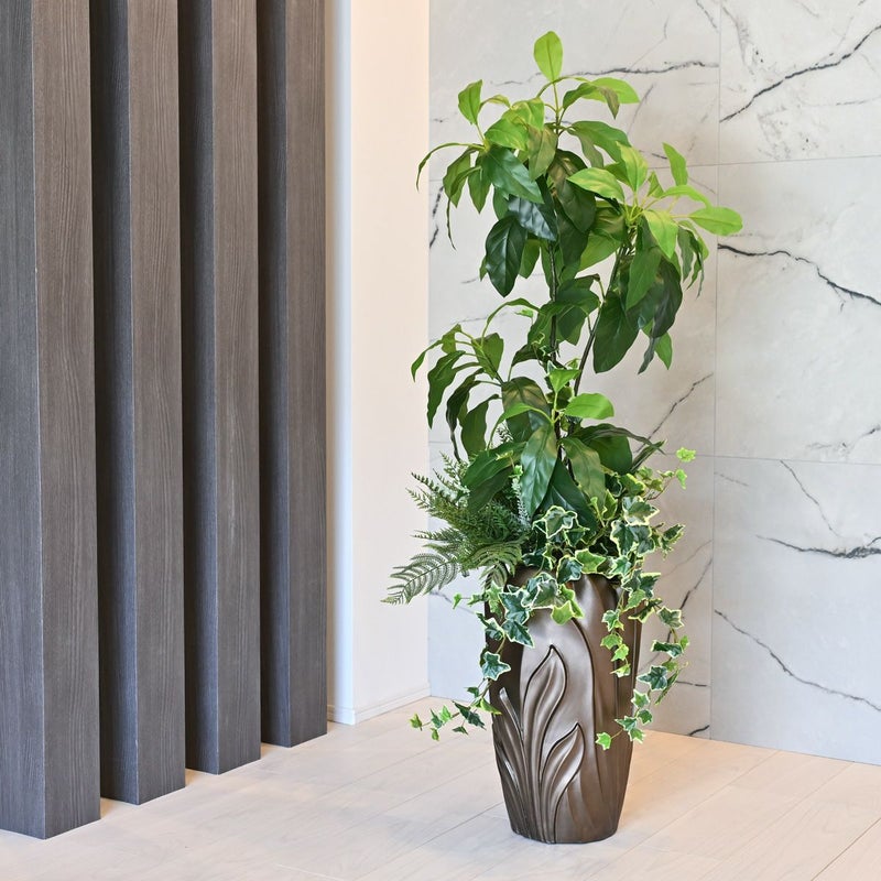 アボカド フェイクグリーン 寄せ植えアレンジ [P-25]