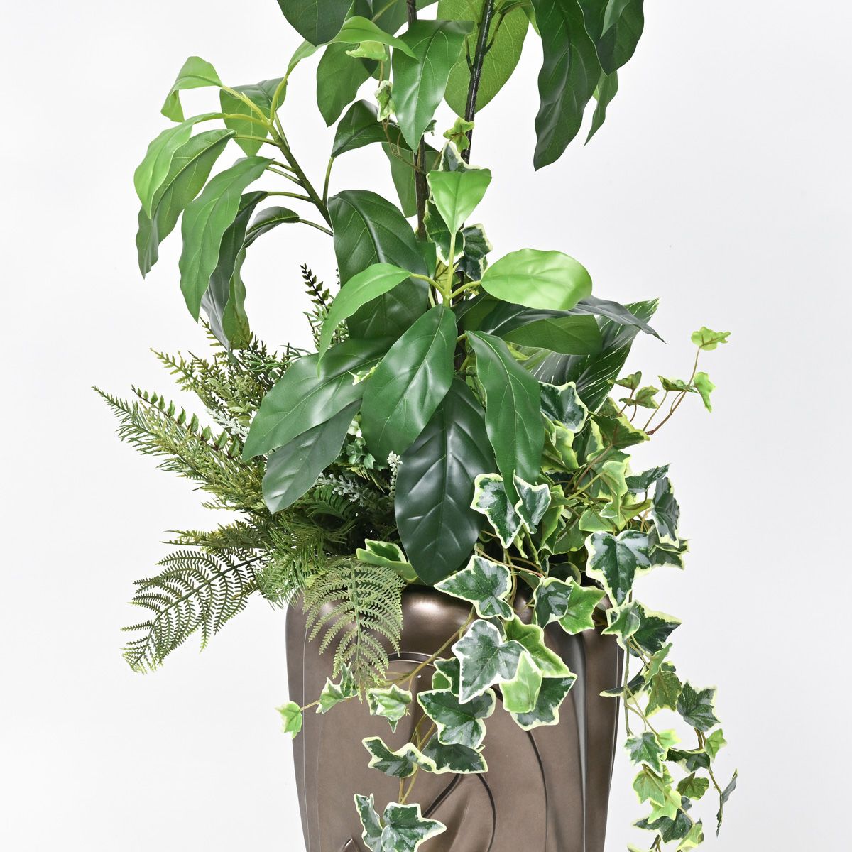 ワンランク上のご贈答に》 アボカド フェイクグリーン 寄せ植え