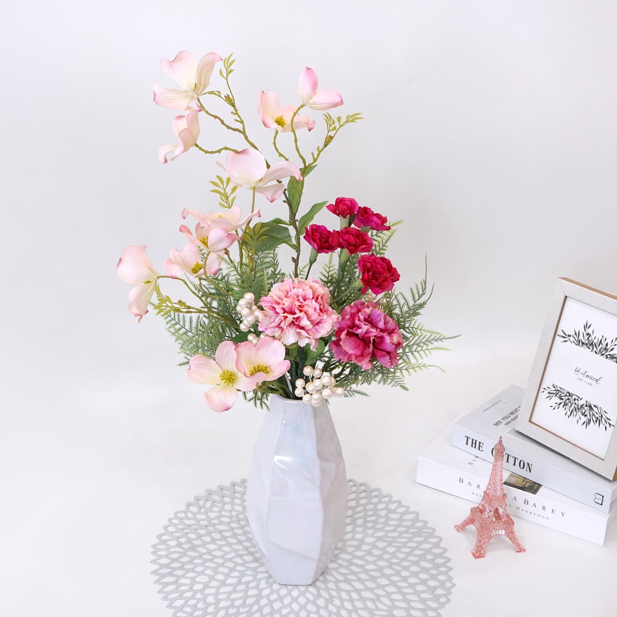 《オンライン限定》 4月のブーケ しあわせが満ちる春のミックスブーケ [WEB614]