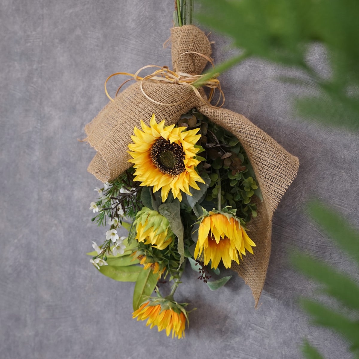 《オンライン限定》 5月のブーケ 夏まで長く飾れる ひまわりの２WAYブーケ [WEB620]
